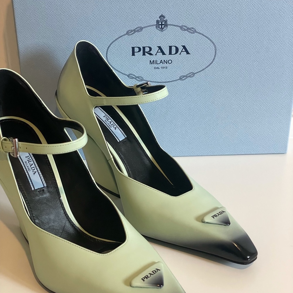 Prada Modellerie Mary Jane Pump - Picture 2 of 13